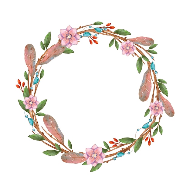 flower crown clipart