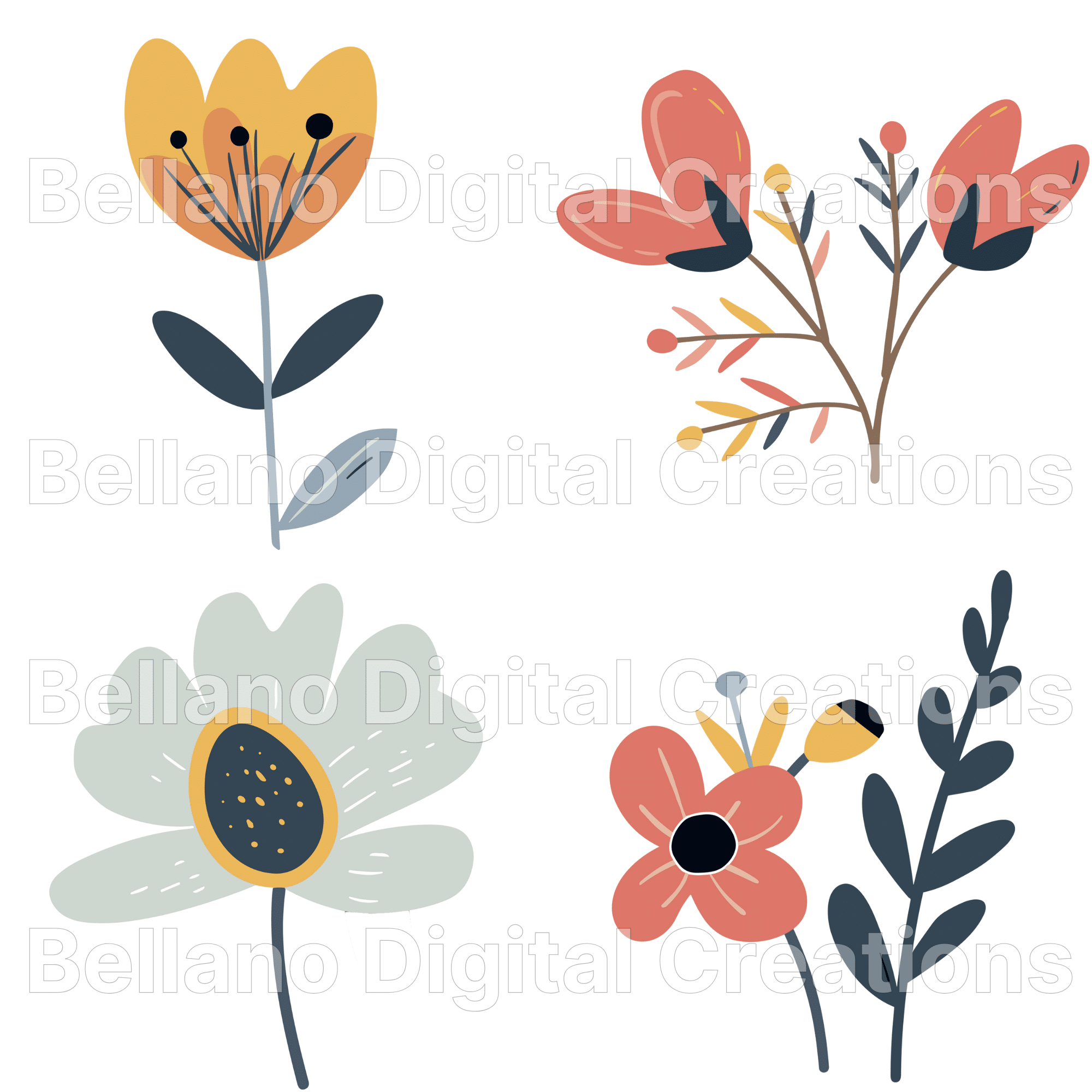 flower graphics cliparts