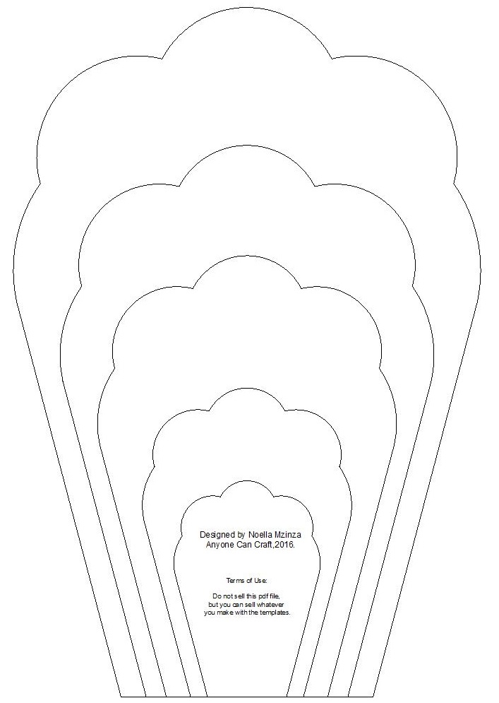 Large Flower Petals – Anyone Can Craft