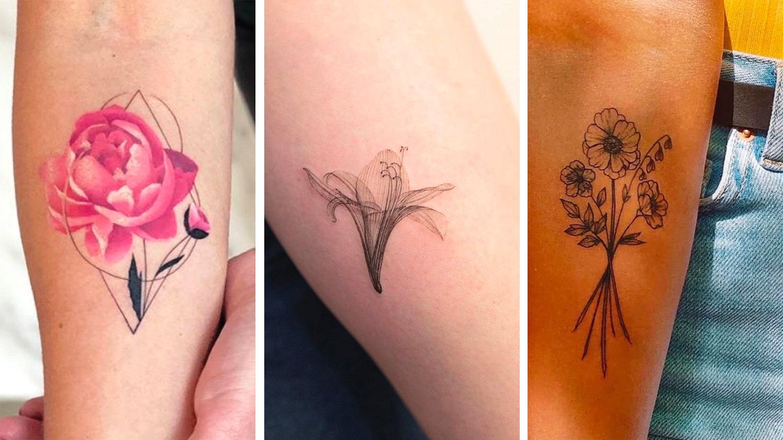 43 Gorgeous Flower Tattoos Youll Actually Want Forever | Glamour