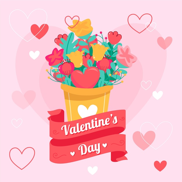 flower valentine cliparts 2024
