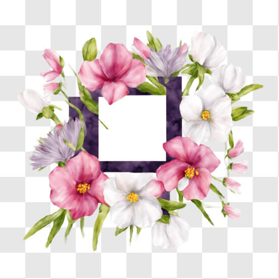 flowers border clipart 2024