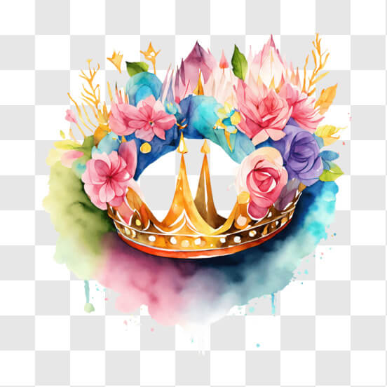 flowers crown cliparts 2024