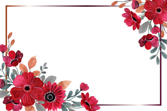 Burgundy Flower Border Images – Browse 12,309 Stock Photos ...