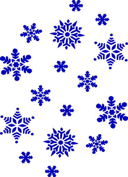 Download Clipart Snowflake Navy Blue - Black And White Snowflake ...
