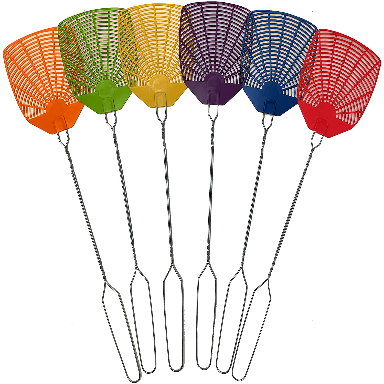 W4W Insect and Fly Swatter Extra Long Handle Fly Swatter Indoor Outdoor  Pest Control with 30 Labels : Amazon.de: Garden