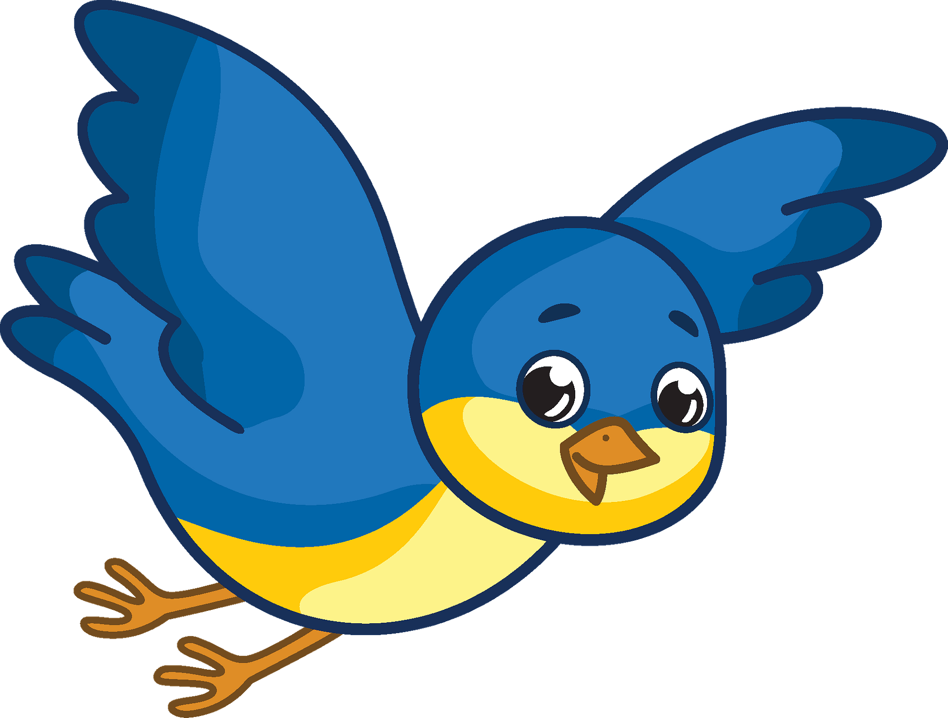 flying birds clipart