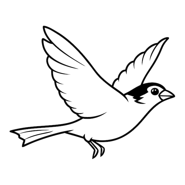 flying birds clipart