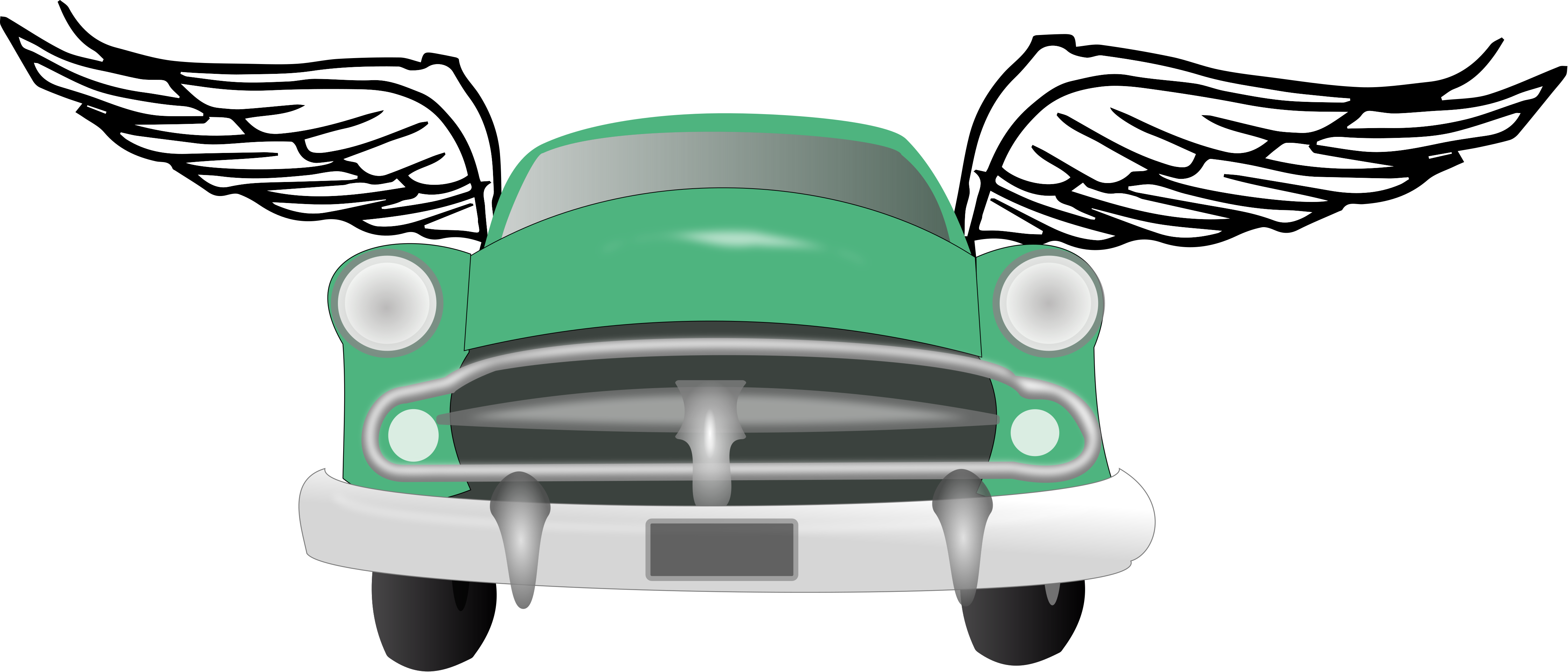 flying car clipart