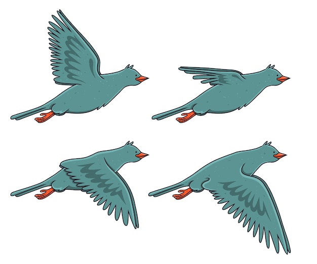Bird Flying Animation Images - Free Download on clipart library