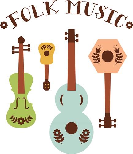 folk music cliparts