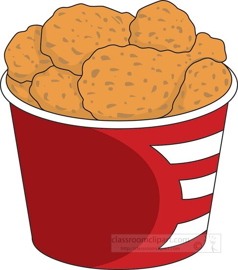 Fast Food Clipart-bucket fried chicken clipart 5185