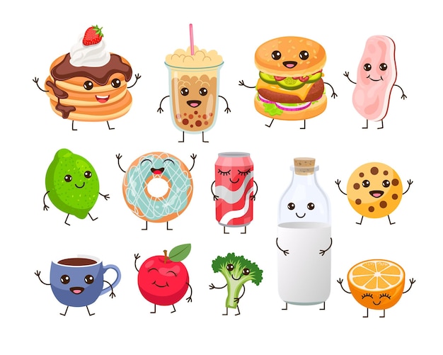 food cartoons