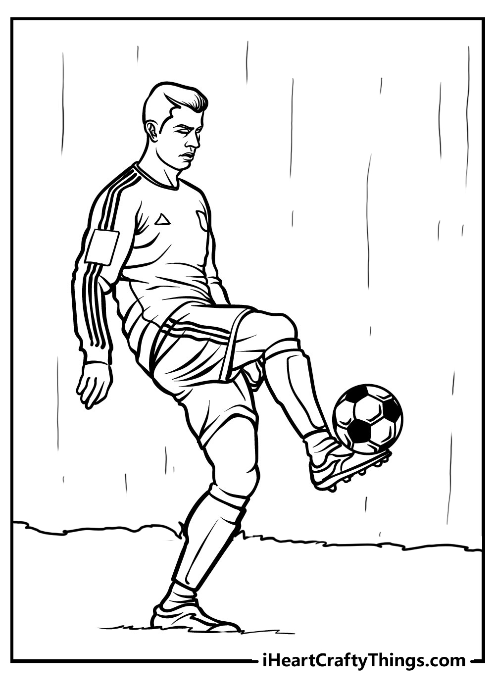 football coloring sheet