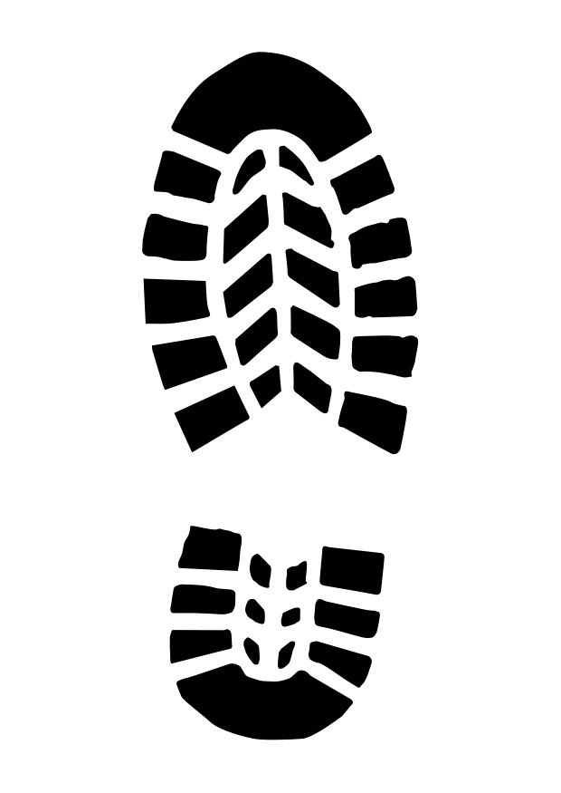 Coloring Page footprint - Free printables - Img 25709
