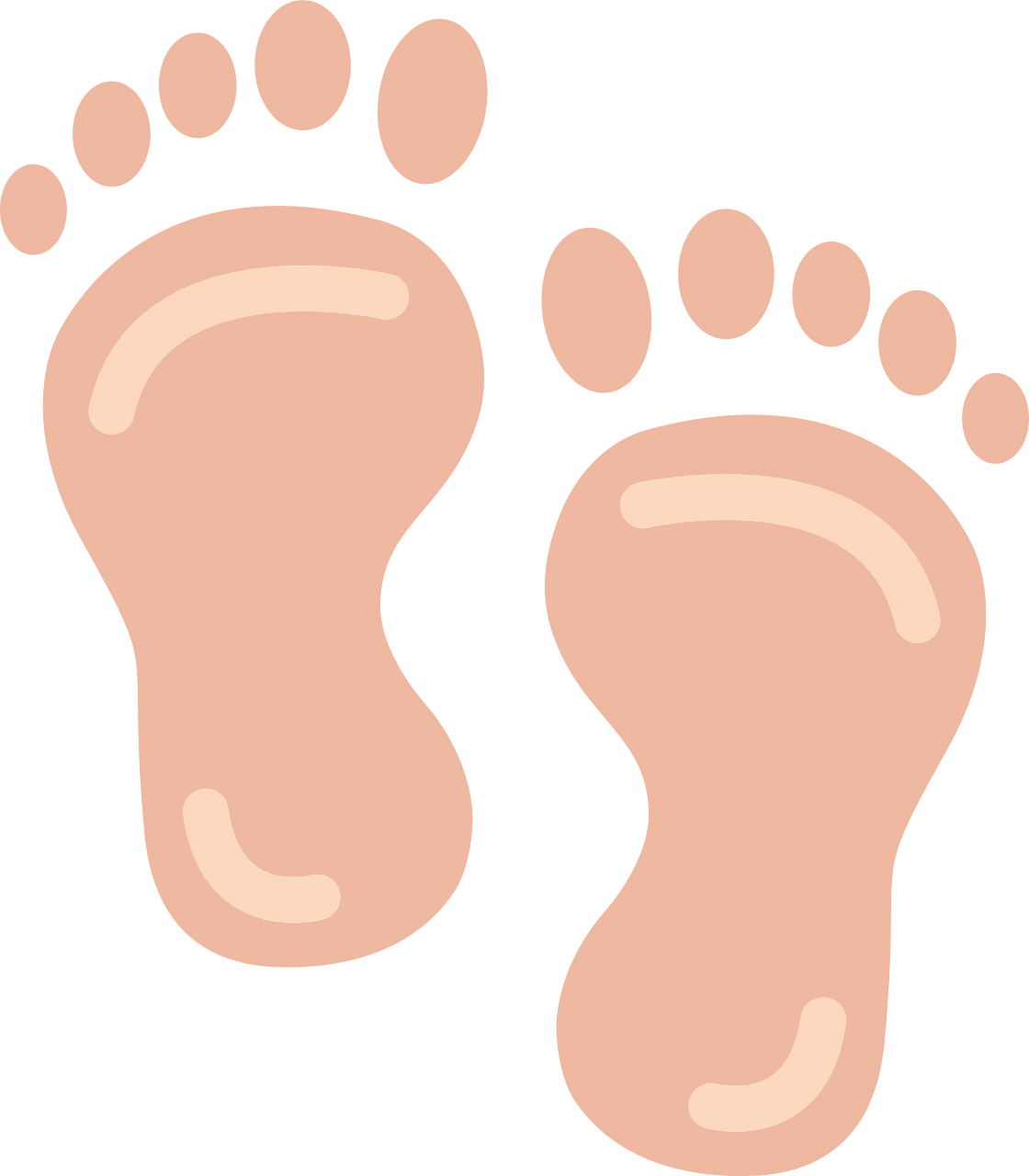 Footsteps - Free vector clipart images on clipart library.com