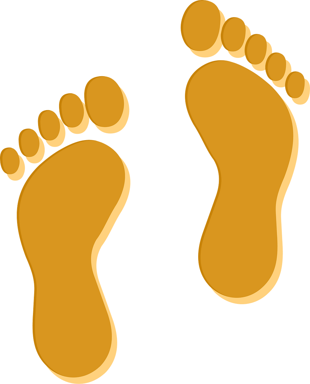footsteps cliparts