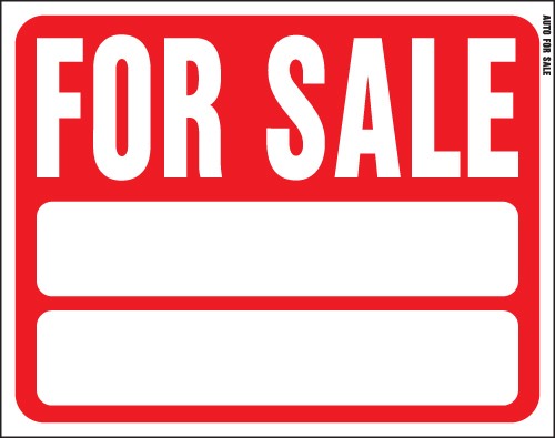 for sale sign