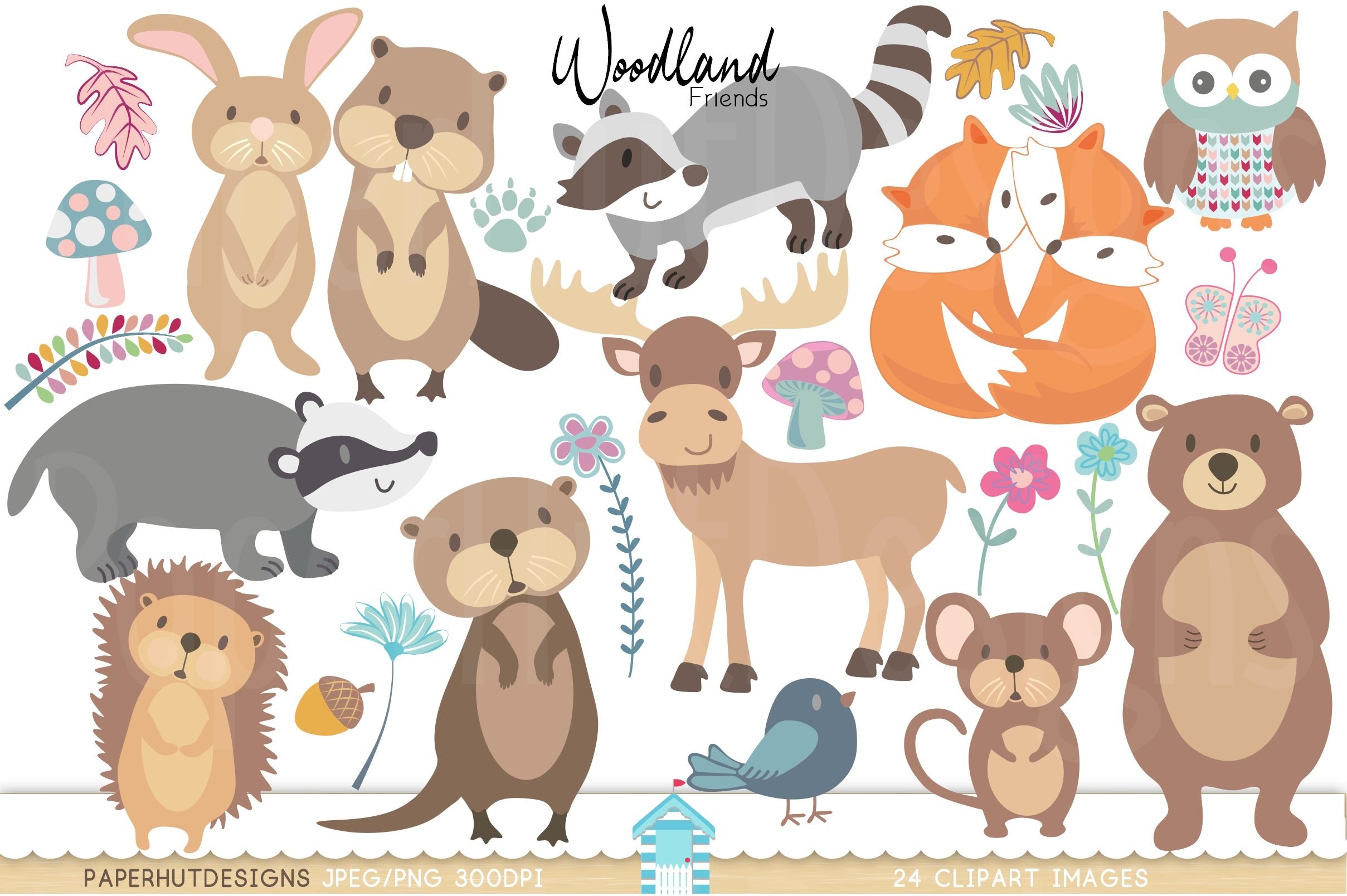 forest animal clipart