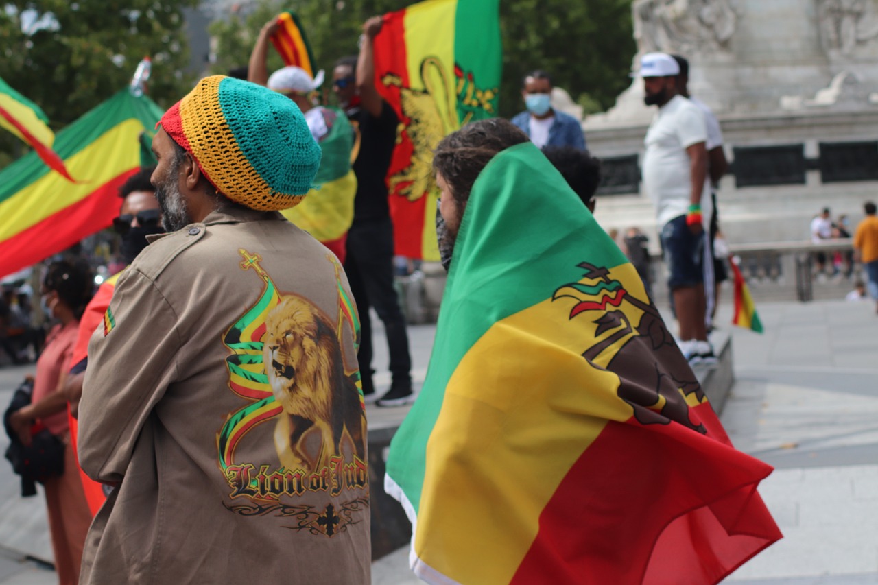 Rasta Flagge Menschen - Kostenloses Foto auf Pixabay