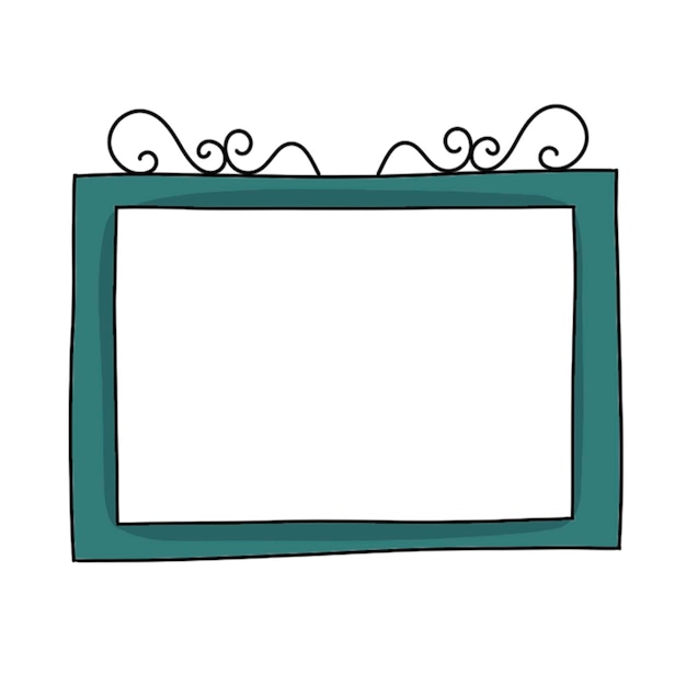 frame clip art black and white