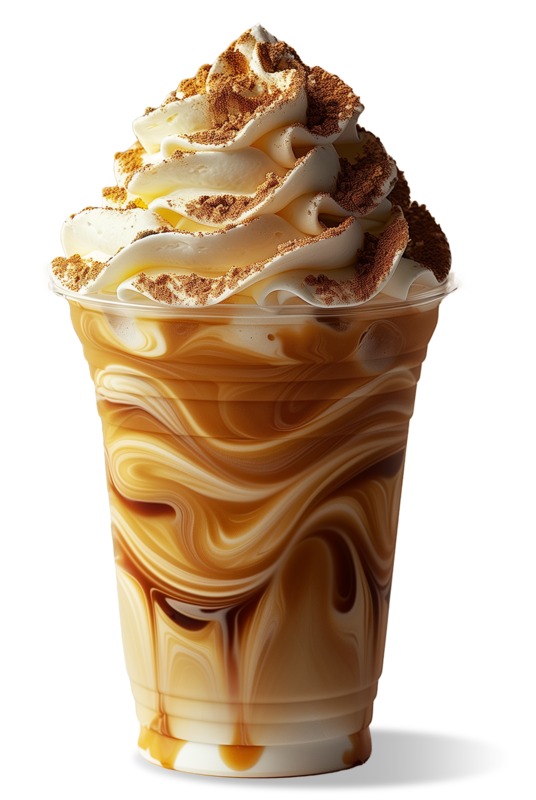 Carmel Frappuccino Clipart Image