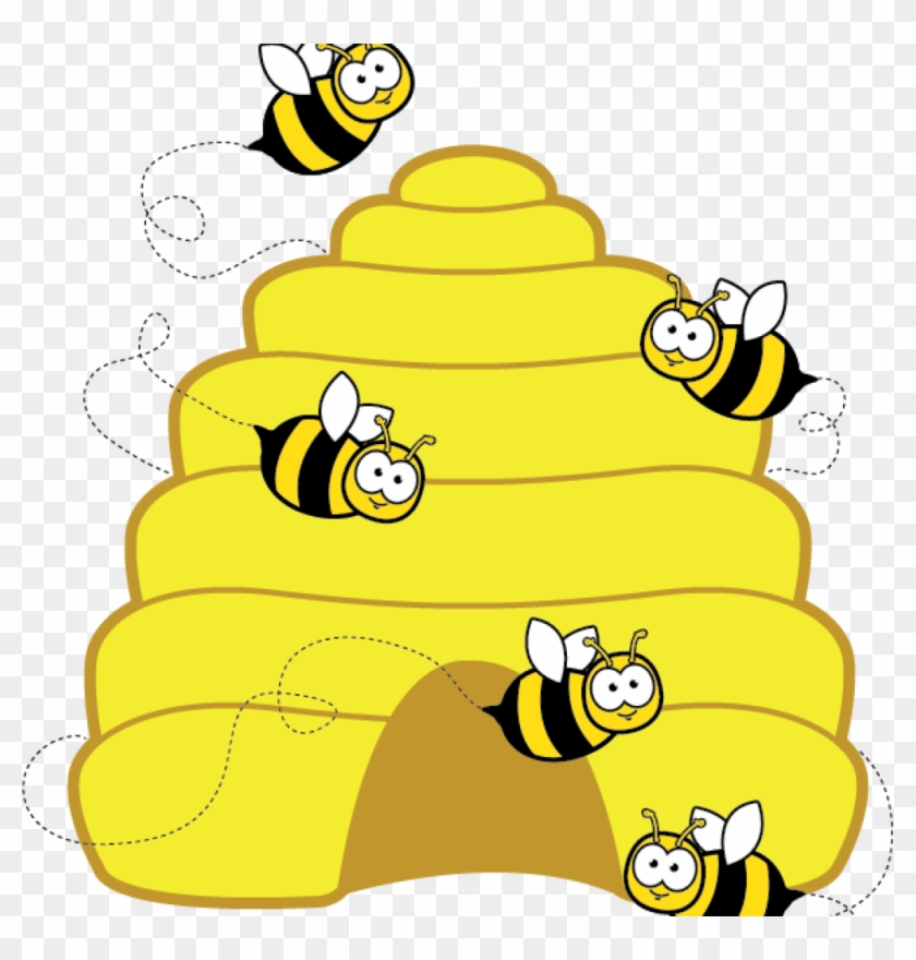 Beehive Clipart Home Free Clipart Bee Clipart Beehive - Bees In A ...