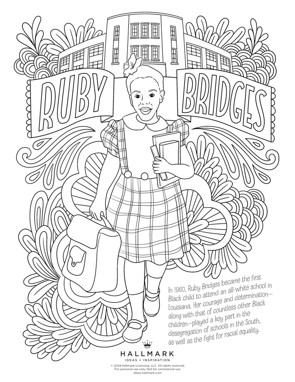 Free Black History Month coloring pages to celebrate with the ...