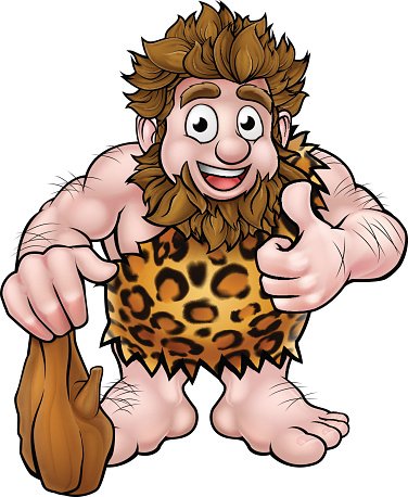 free caveman clipart