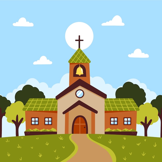 free church clipart