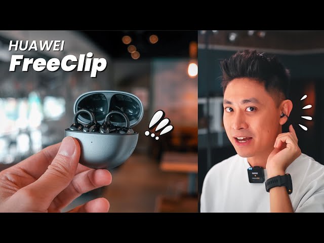 HUAWEI FreeClip Earbuds: Crazy Design...But It Actually Works ...