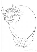 free coloring pages ferdinand the bull
