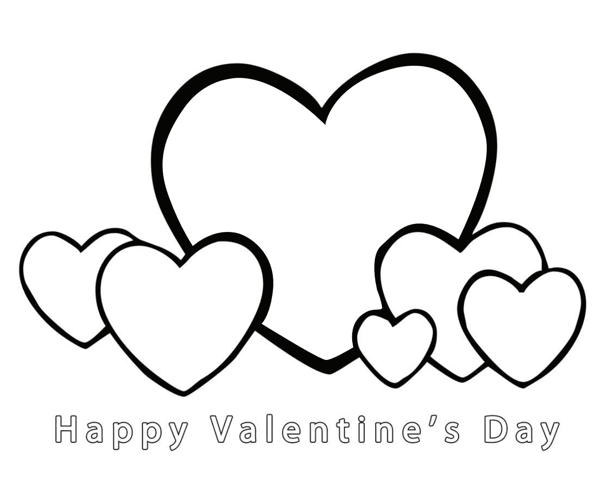 free coloring pages for valentines day for daycare