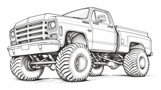 free coloring pages of trucks