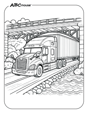 free coloring pages of trucks
