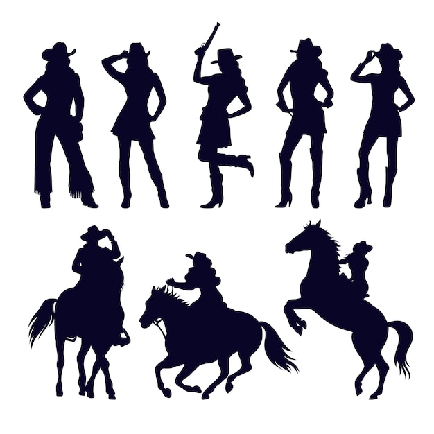 free cowgirl clipart
