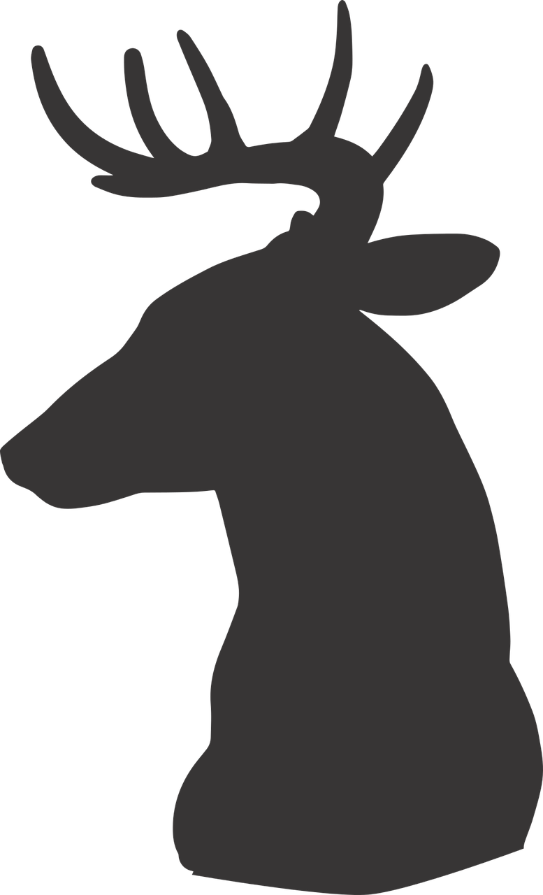 free deer silhouette