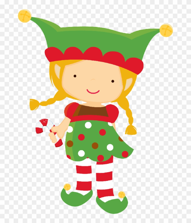 Free: Free Christmas Elf Clipart - Girl Elf Clipart - nohat.cc