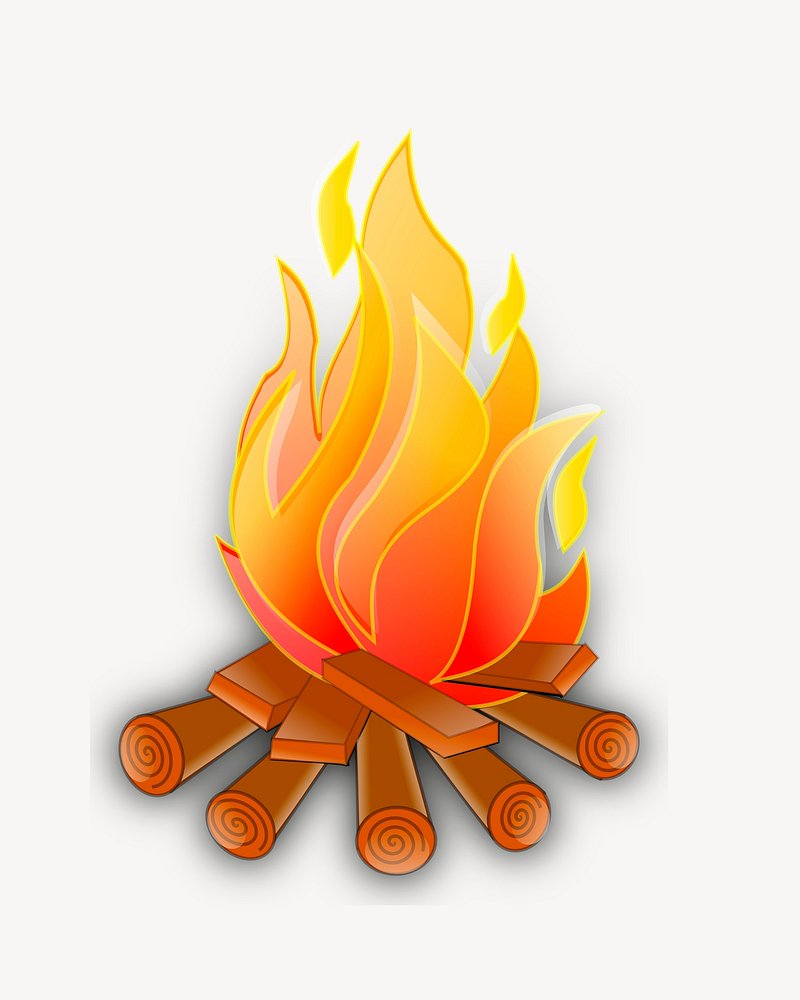 Fire clipart vector. Free public | Free Vector - rawpixel