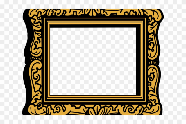 frame clip art black and white