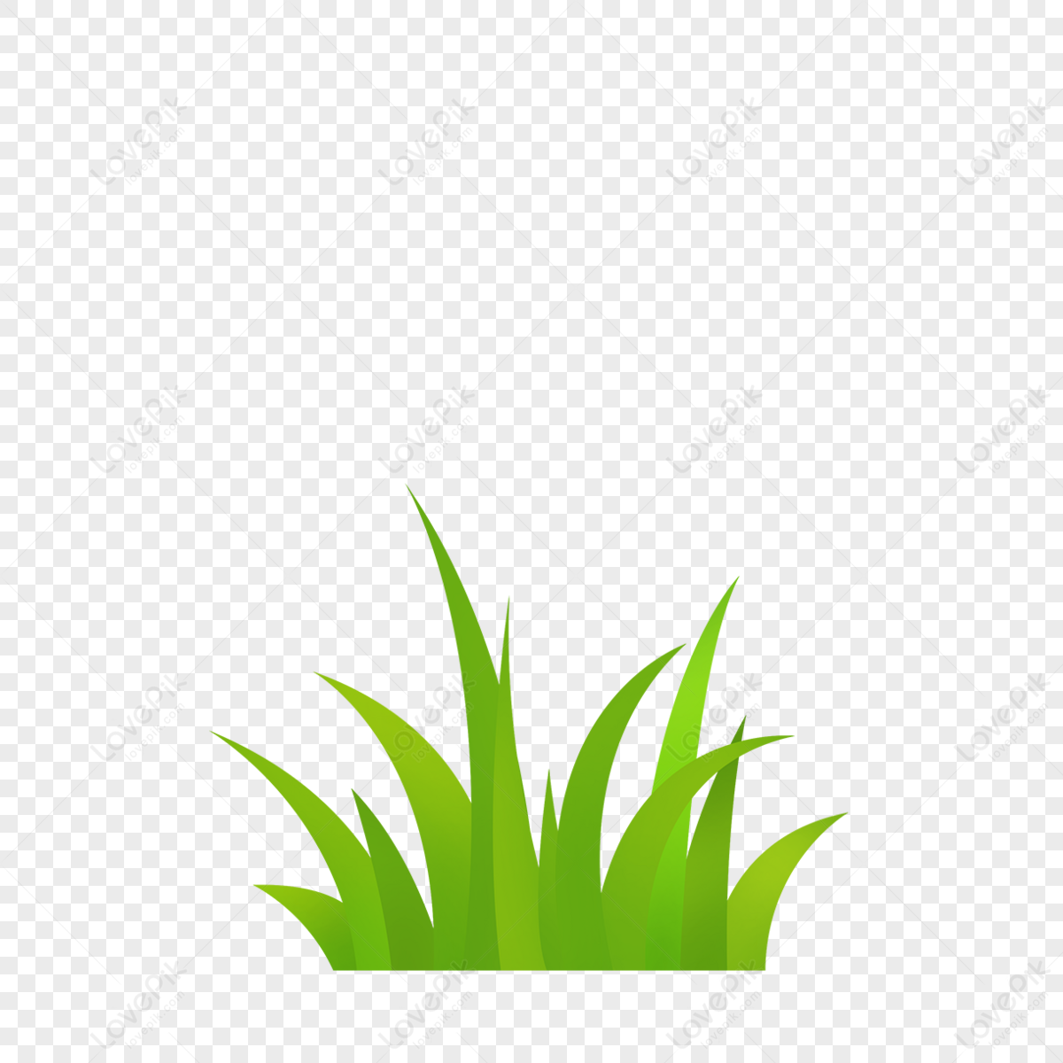 Green schwimmt Grass Clipart