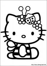Hello Kitty coloring pages on Coloring-Book.info