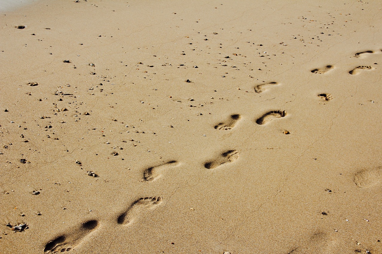 free images of footprints