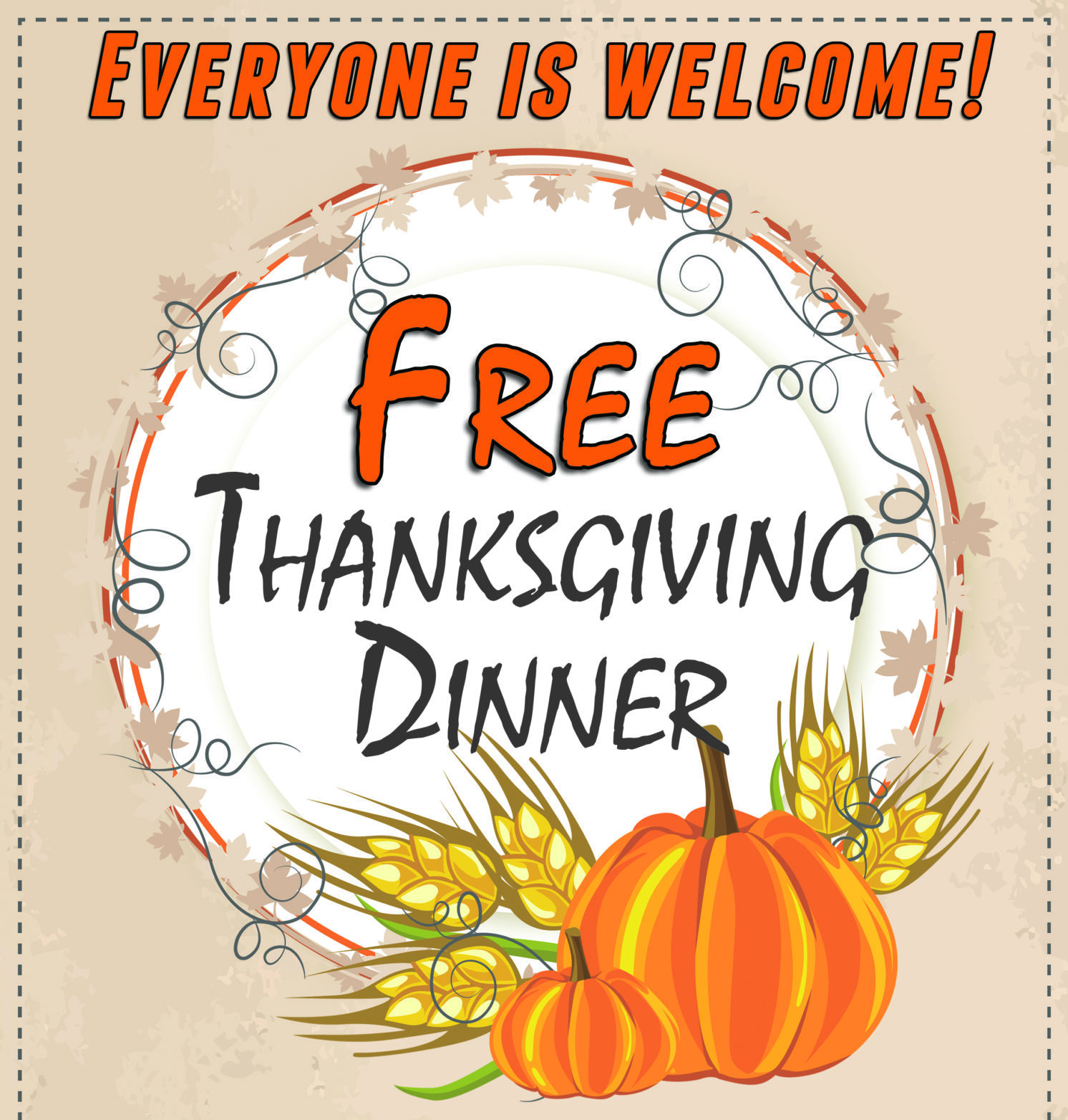 Annual Free Thanksgiving Dinner - Sonoma Community Center