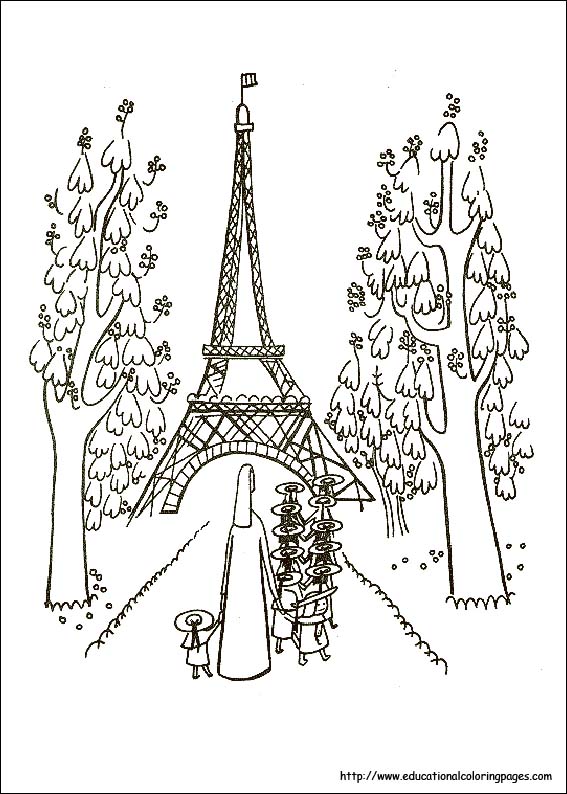free madeline coloring pages