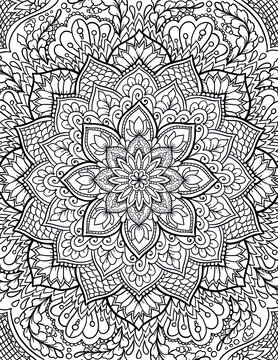 free mandala coloring pages for adults