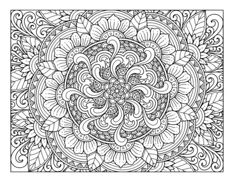 free mandala coloring pages for adults
