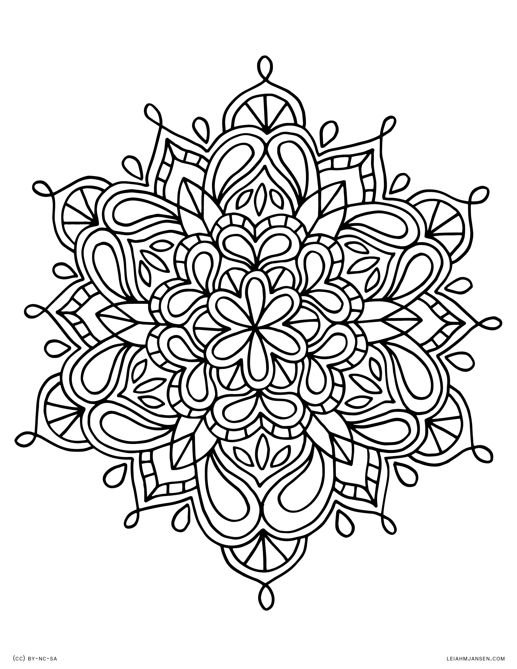 free mandala coloring pages for adults