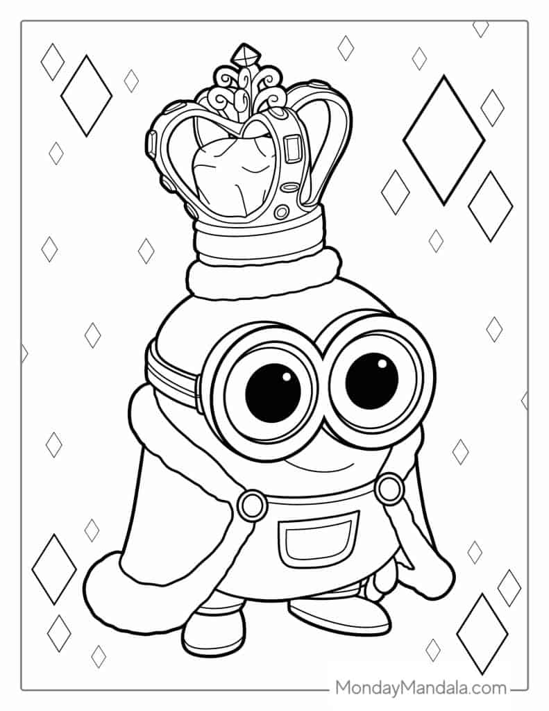 free minion coloring pages