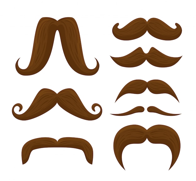 free mustache clipart